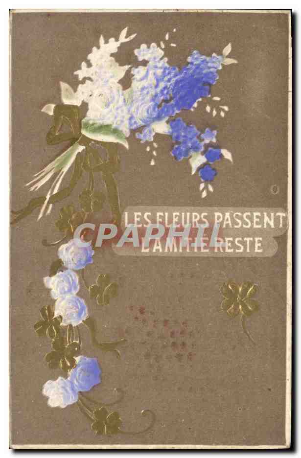 CPA Fantaisie Fleurs 