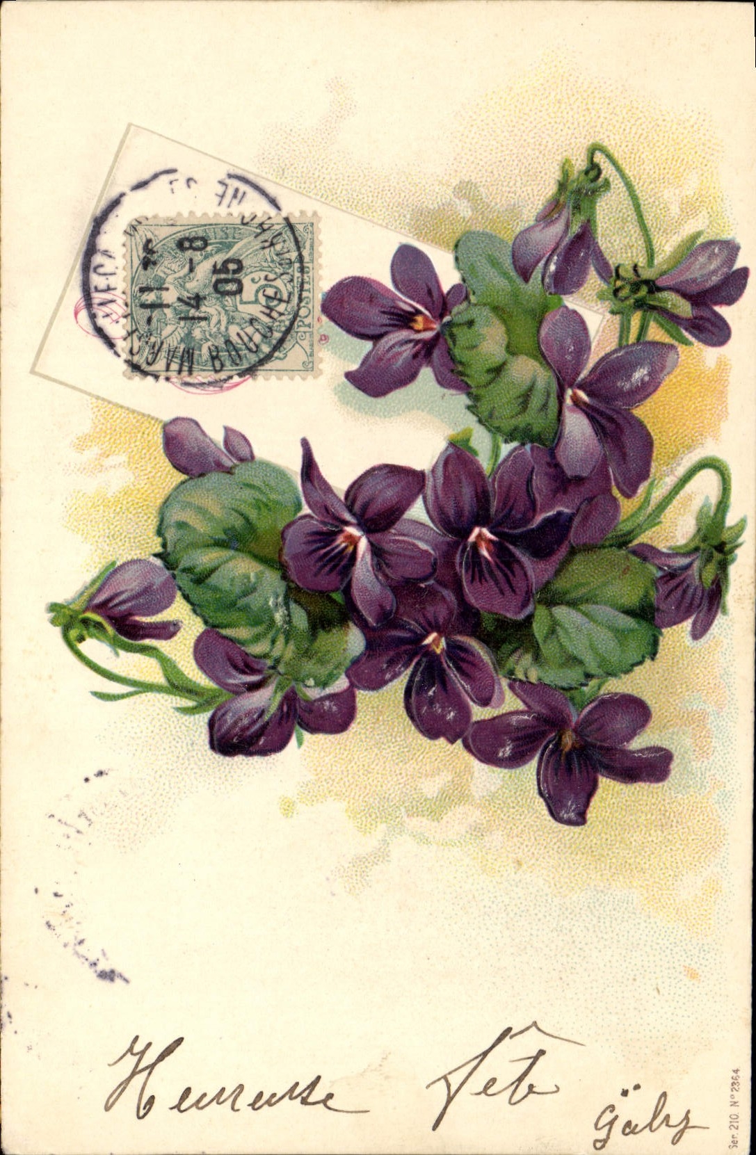 CPA Fantaisie Fleurs 