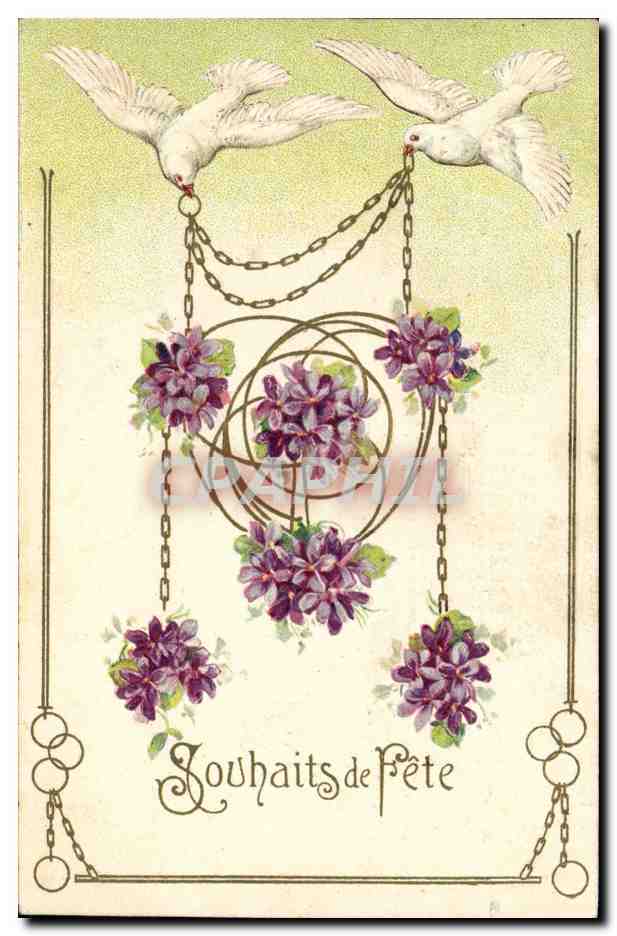 CPA Fantaisie Fleurs Colombes