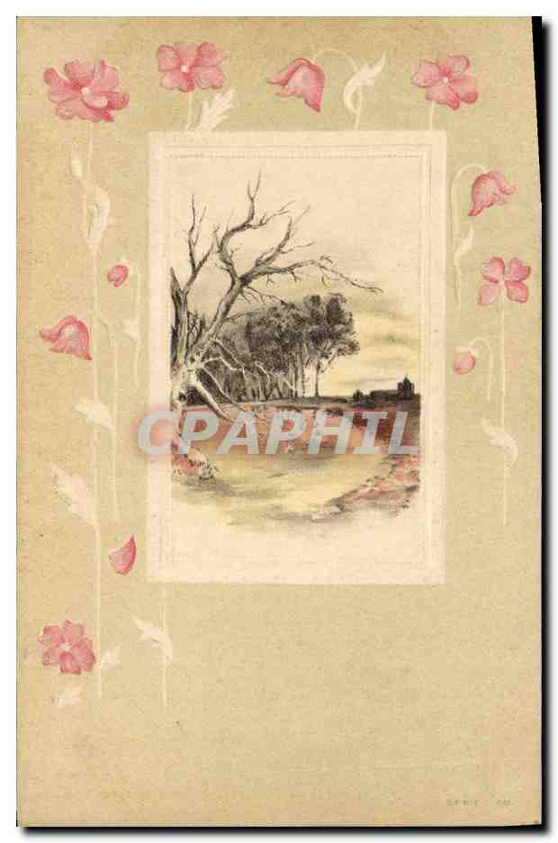 CPA Fantaisie Fleurs 
