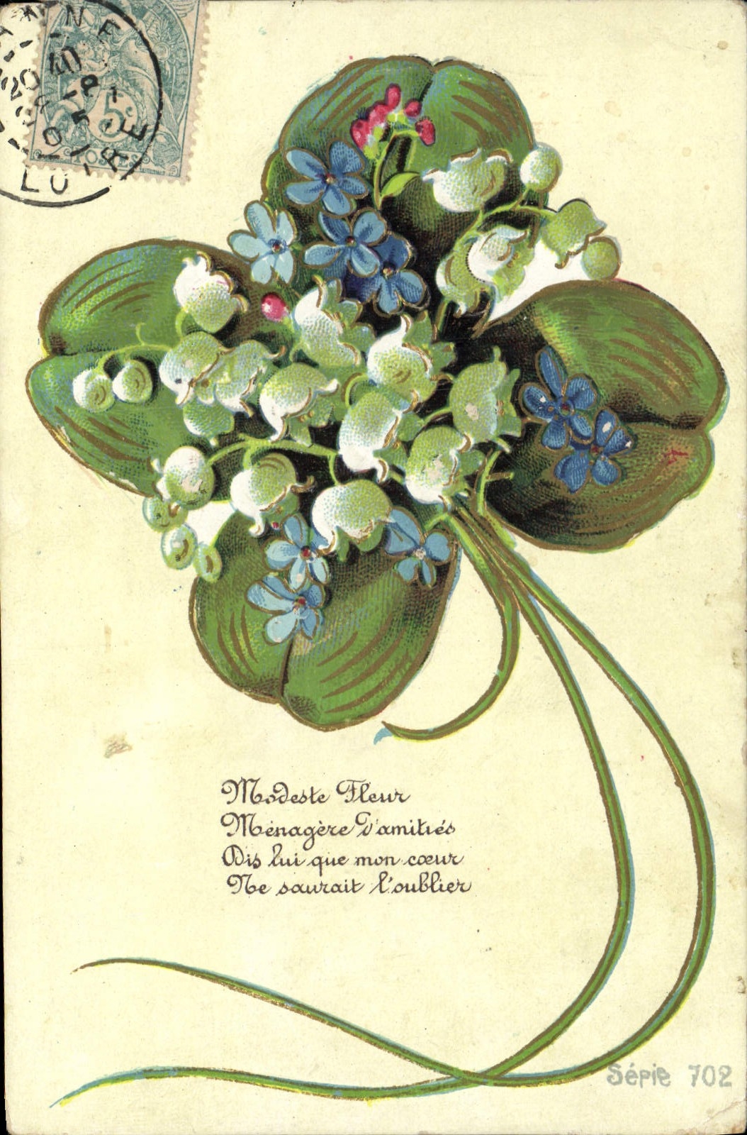 CPA Fantaisie Fleurs 