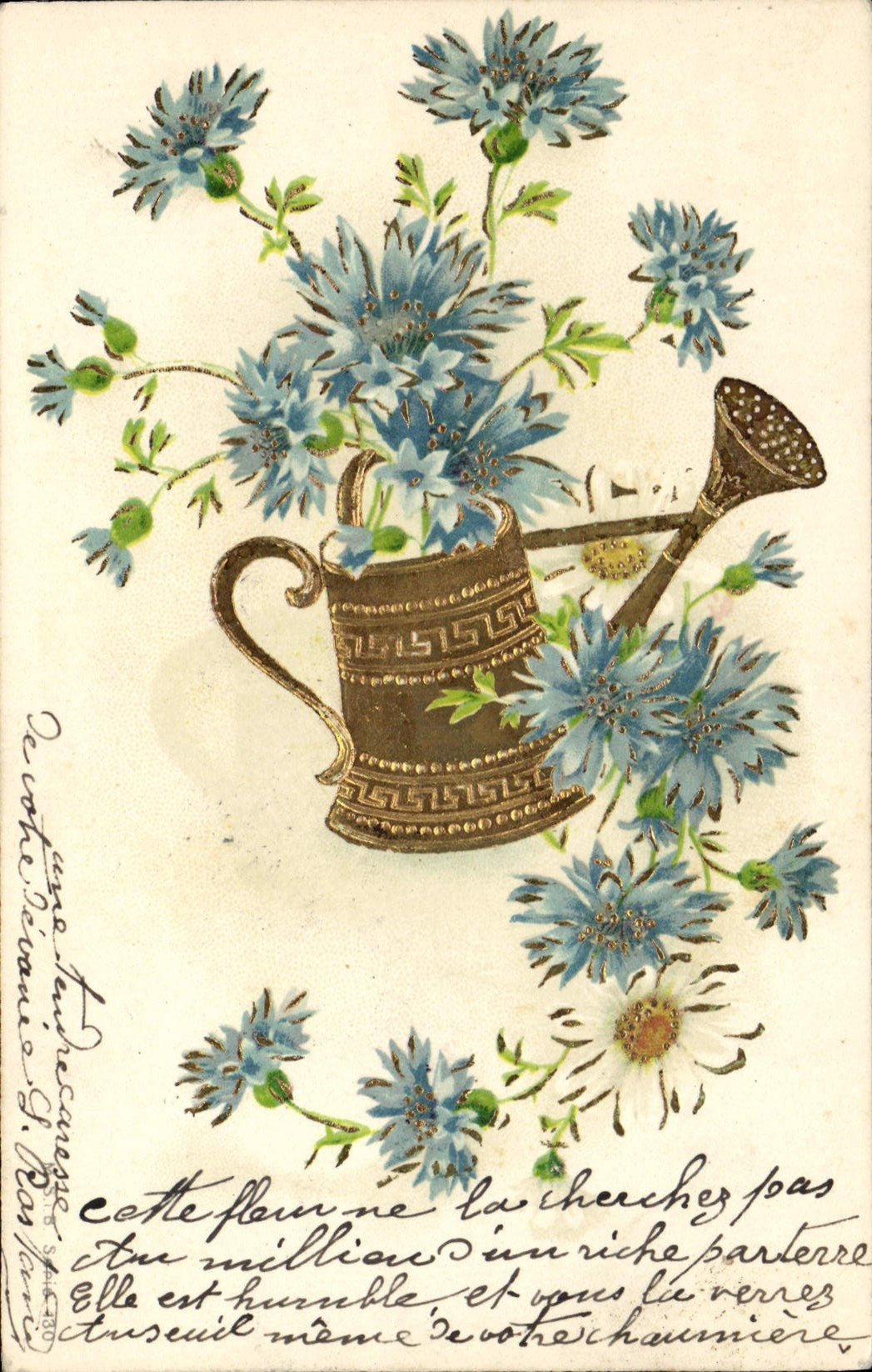 CPA Fantaisie Fleurs 