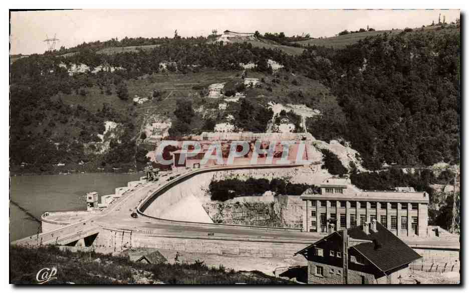 CPM Electricite Barrage de Genissiat Vue generale en aval 
