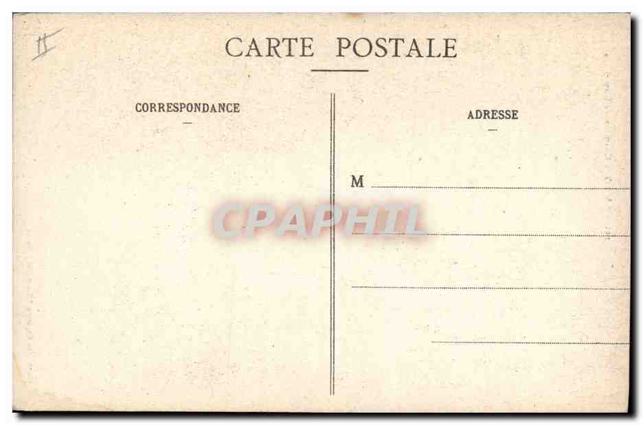 CPA Chambre de Commerce Nancy Automobile — Verso