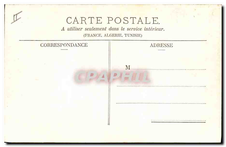 CPA Chambre de Commerce Grenoble — Rückseite