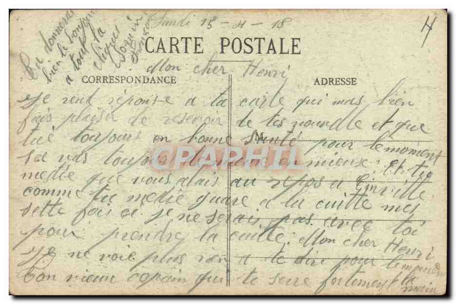 CPA Chambre de Commerce Nancy  — Verso