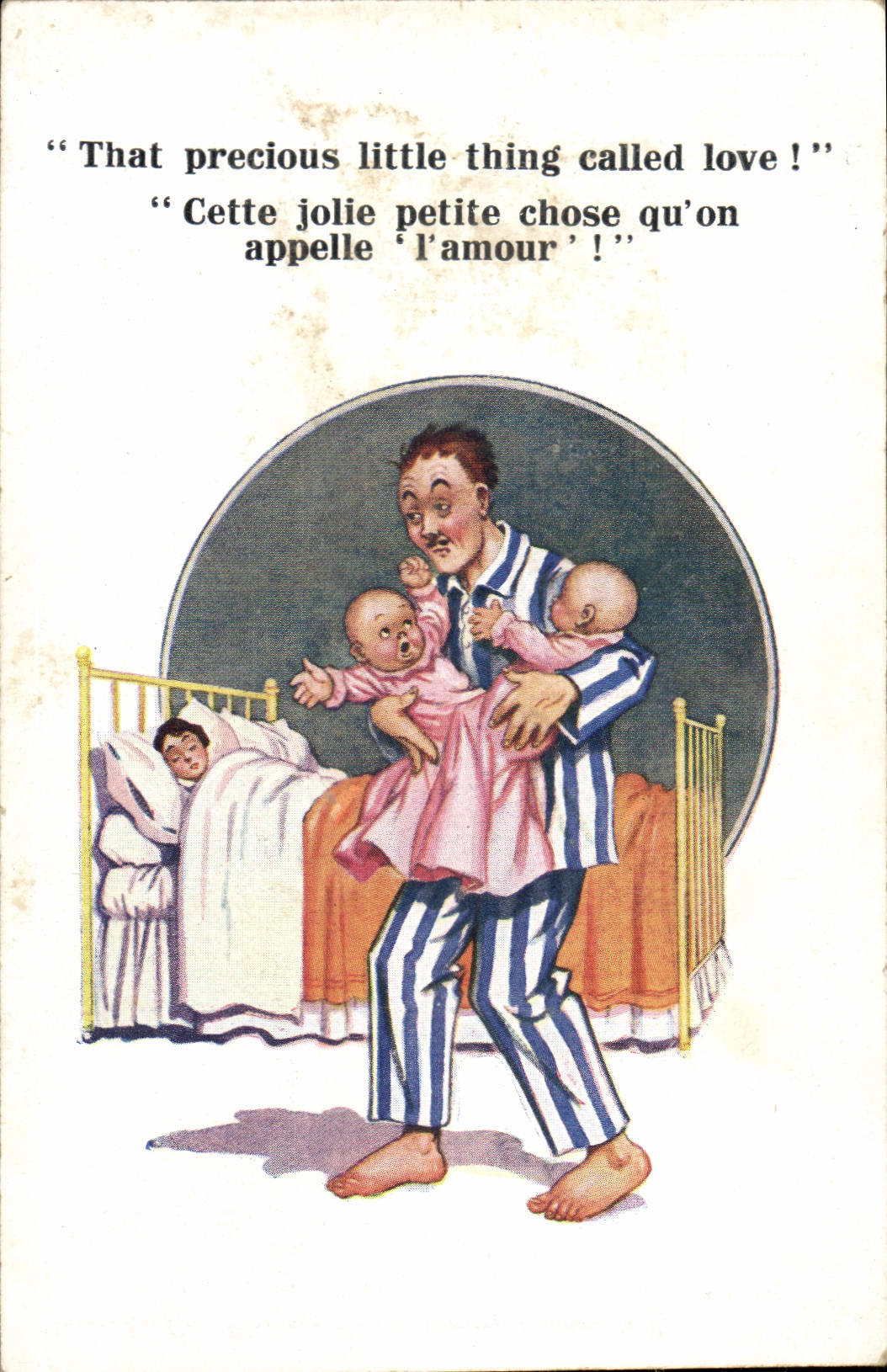 CPA Fantaisie Illustrateur Enfants Homme 