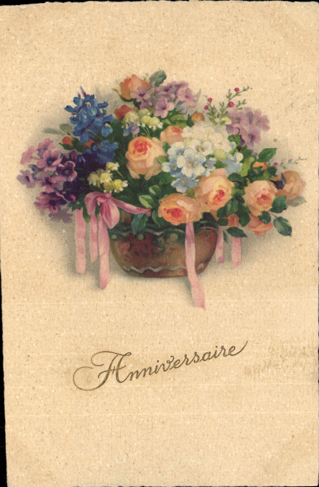 CPA Fantaisie Fleurs 