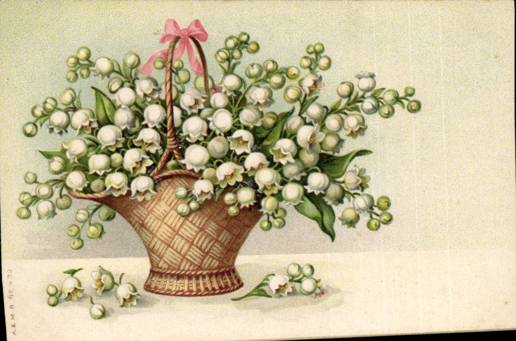 CPA Fantaisie Fleurs Muguet
