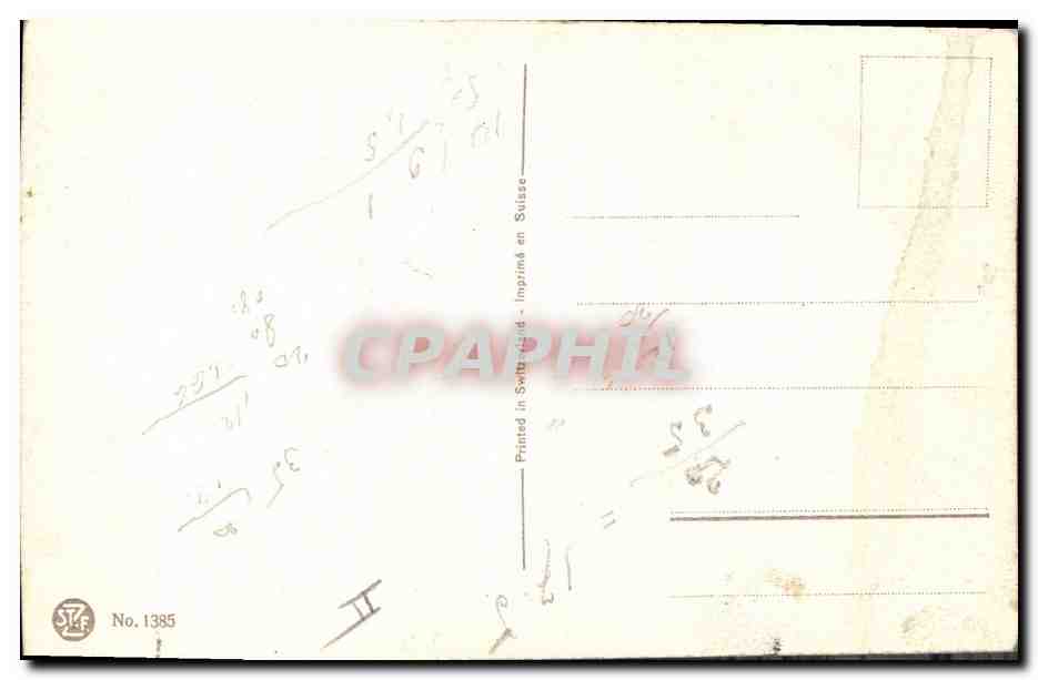 CPA Fantaisie Fleurs  — Back