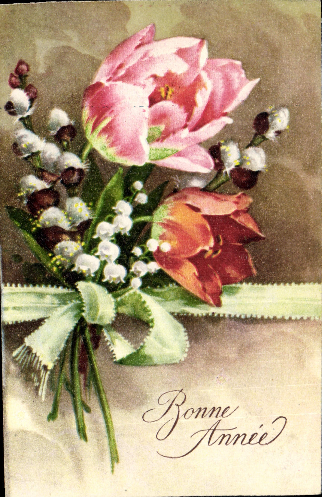 CPA Fantaisie Fleurs 