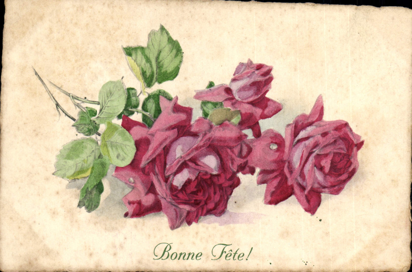 CPA Fantaisie Fleurs 