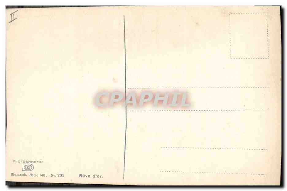 CPA Fantaisie Fleurs  — Verso