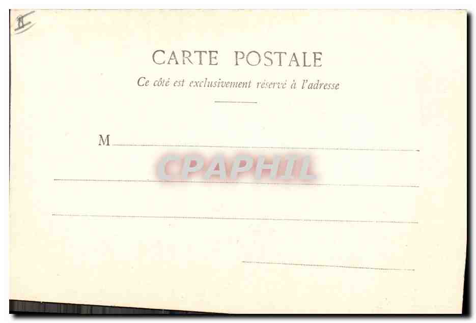 CPA Fantaisie Fleurs d'hiver Femme — Verso