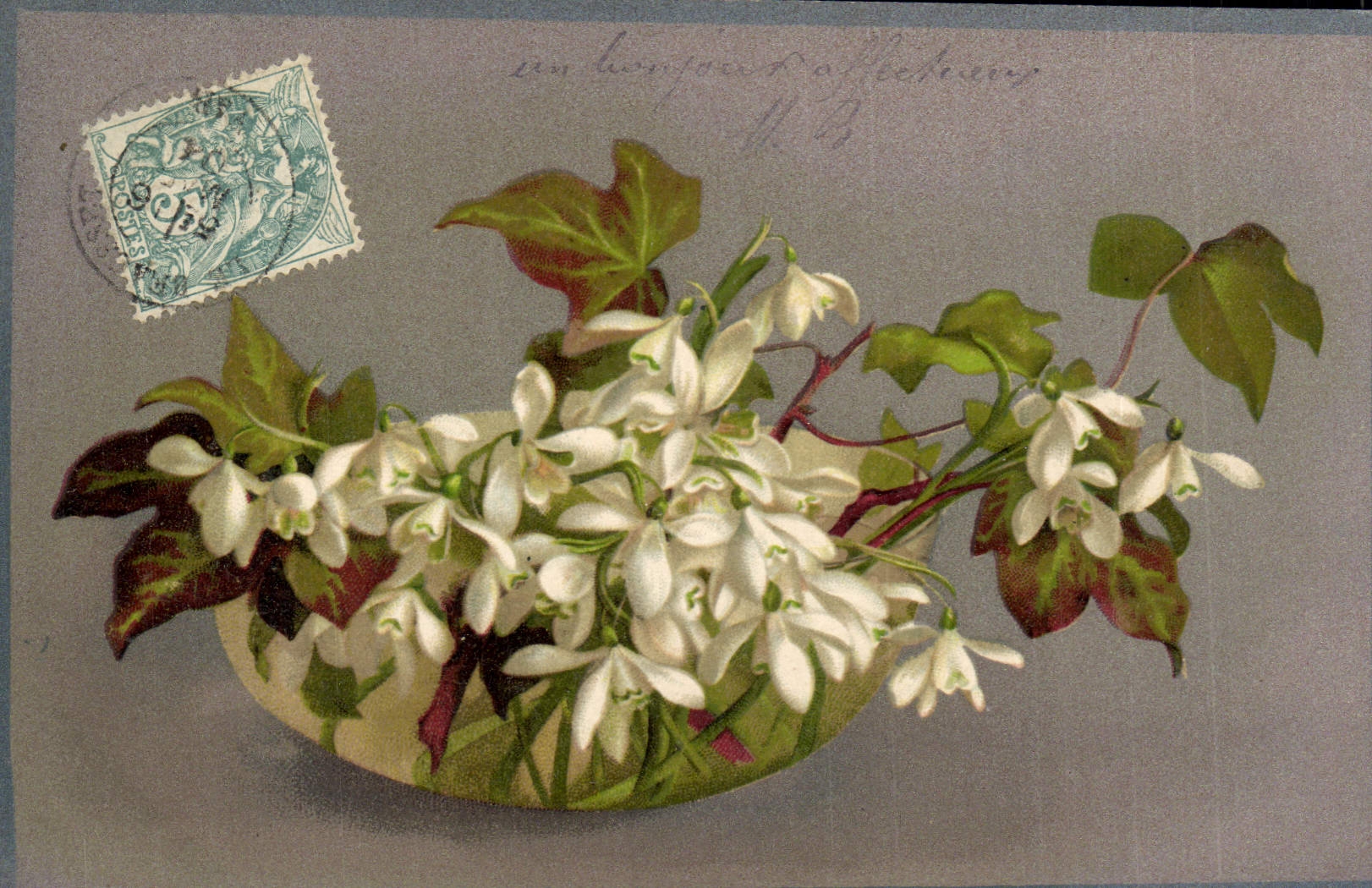 CPA Fantaisie Fleurs 