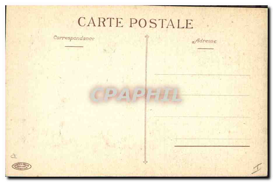 CPA Fantaisie Fleurs  — Back