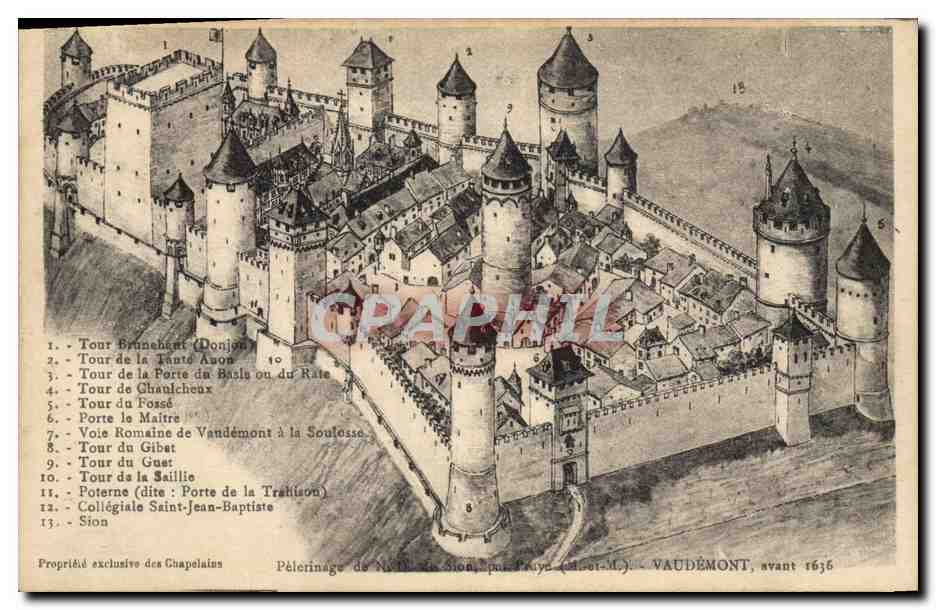 CPA Pelerinage de ND de Sion Vaudemont avant 1636
