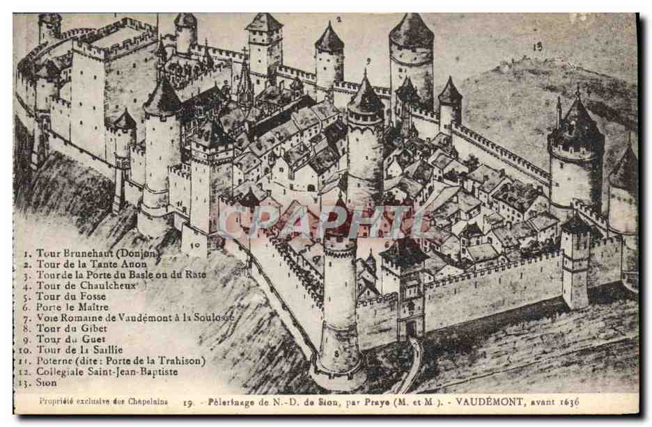 CPA Pelerinage de ND de Sion par Prayer Vaudemont avant 1636
