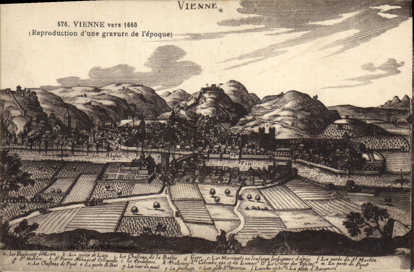 CPA Vienne vers 1660 
