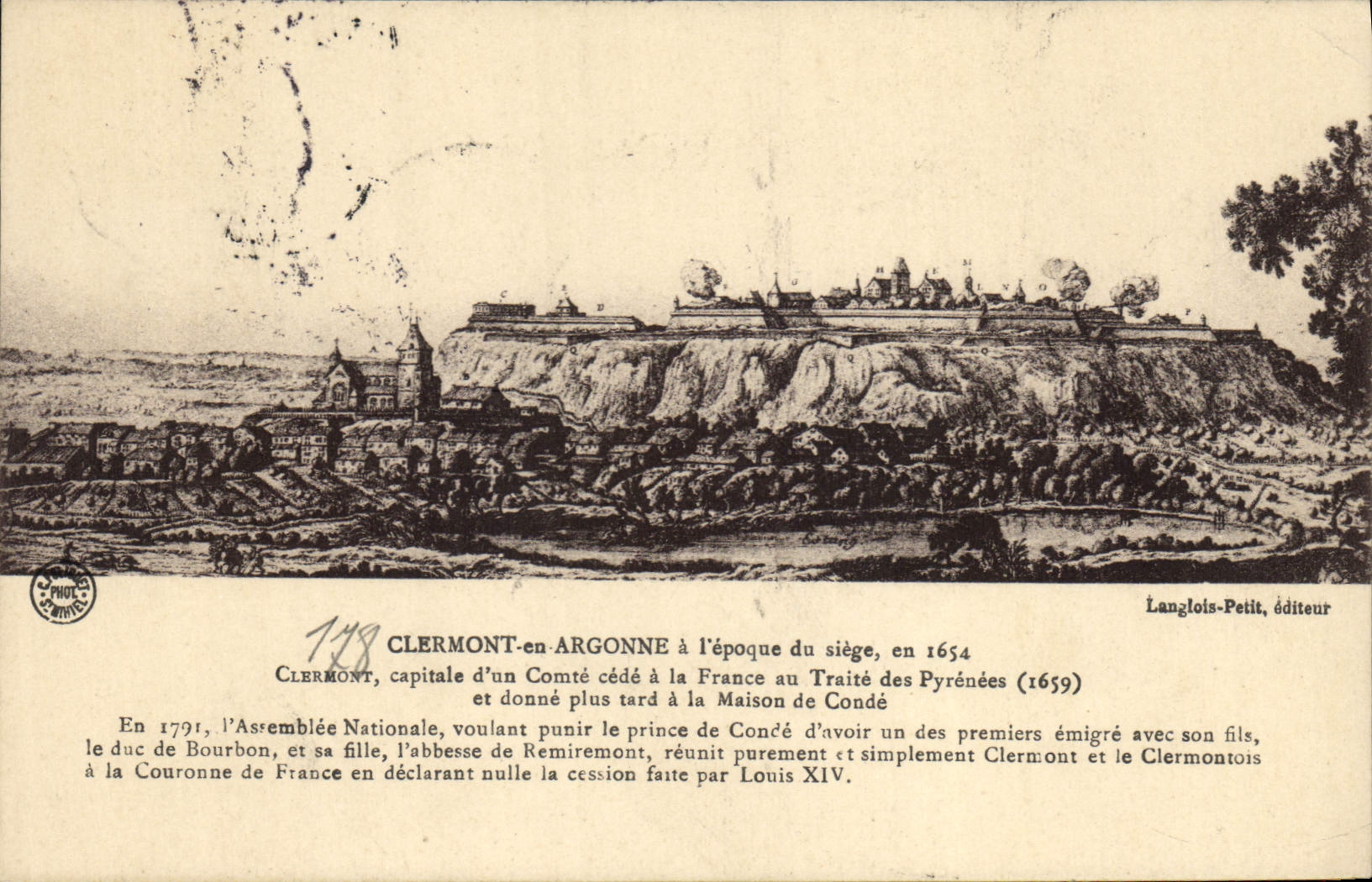 CPA Clermont en Argonne 1654 