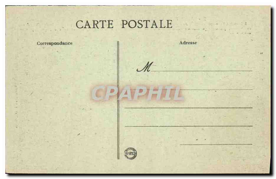 CPA Saint Florentin La ville au 17eme  — Verso