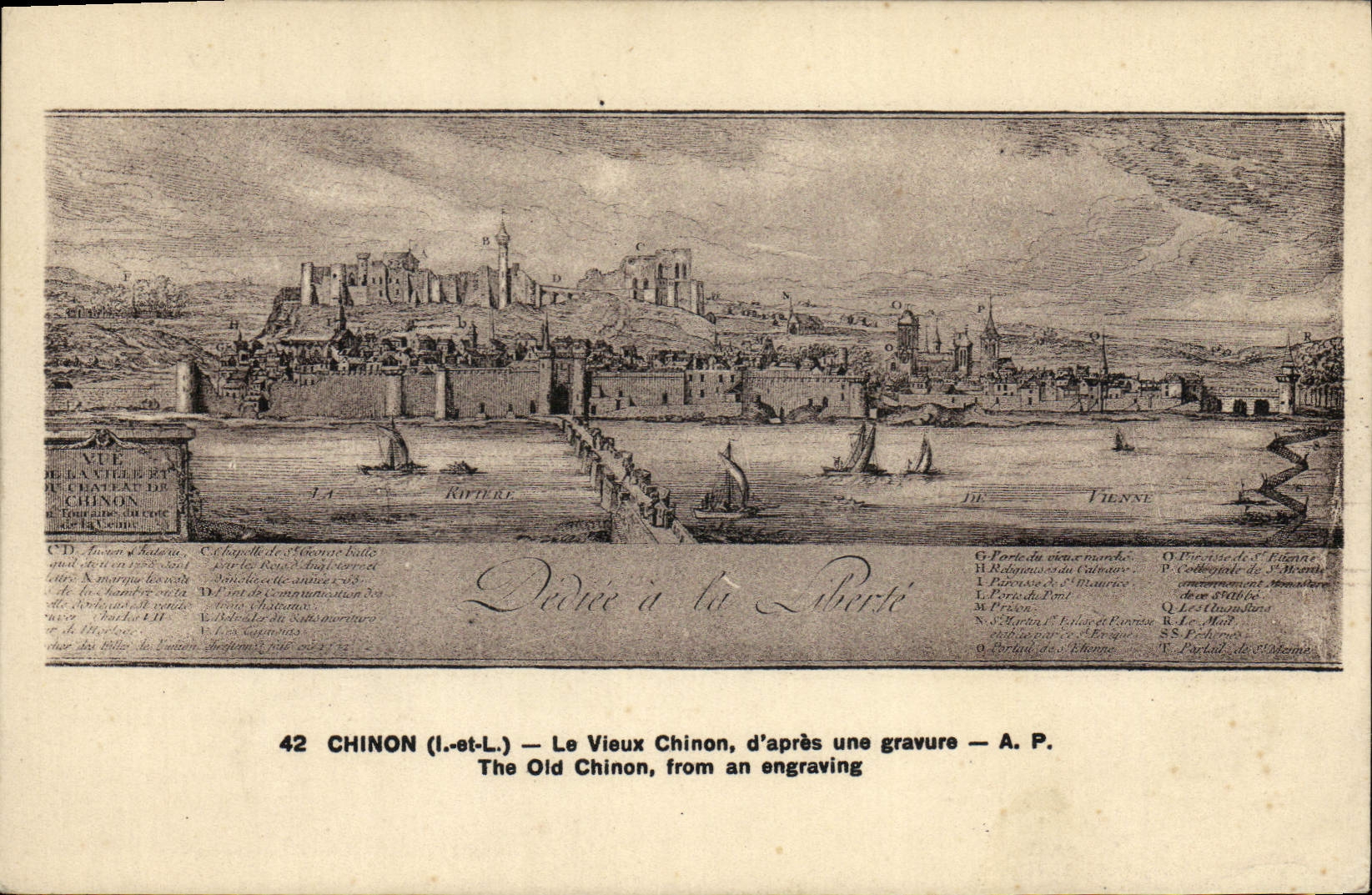 CPA Chinon Le vieux Chinon 