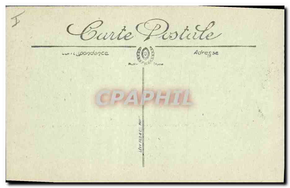 CPA Le vieux Chinon  — Verso