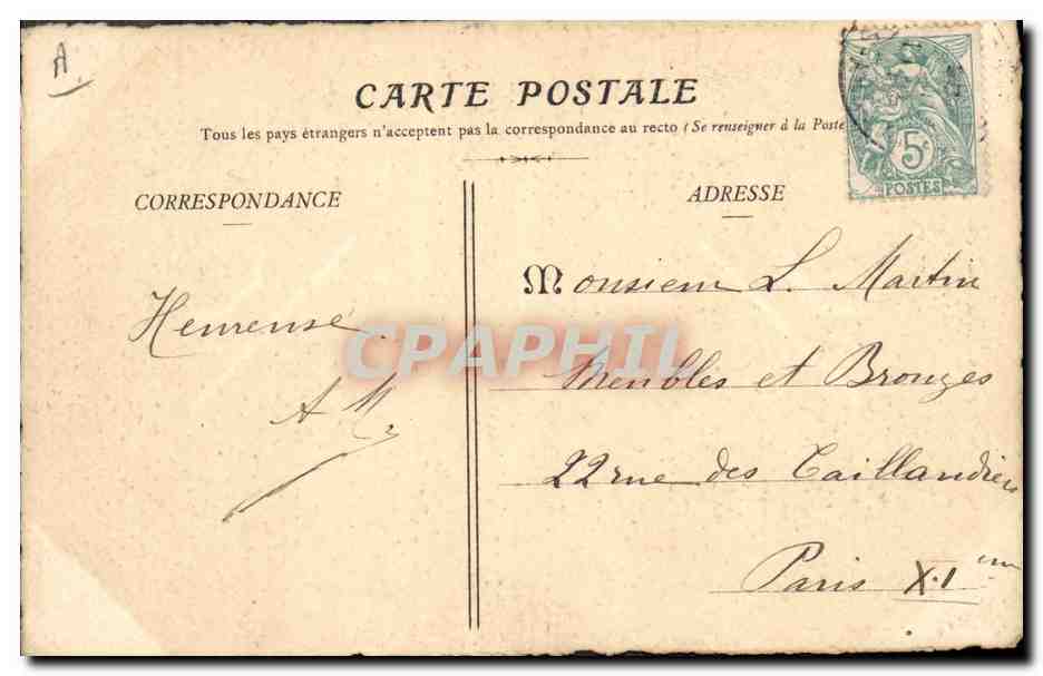 Saint-Valery-sur-Somme — La Plage du côté de la Ville — Richaud-Leclecq, Édit., Saint-Valery-sur-Somme, n°7 — Verso