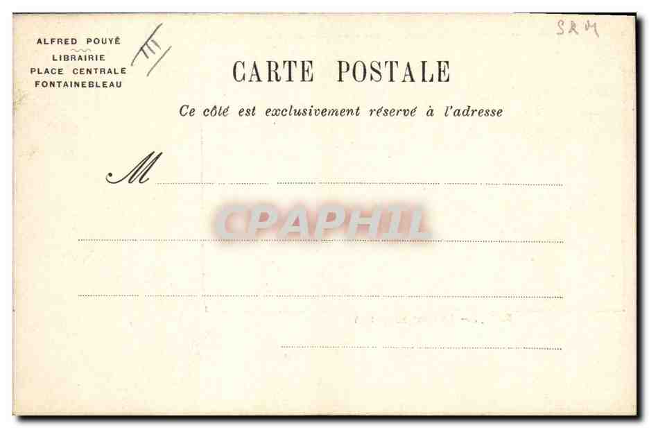 CPA Blandy Le chateau en 1644  — Verso