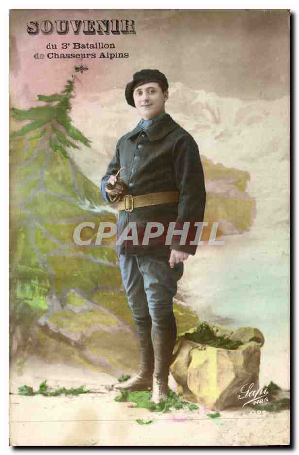 Souvenir du 3e Bataillon de Chasseurs Alpins — Sapi, Paris