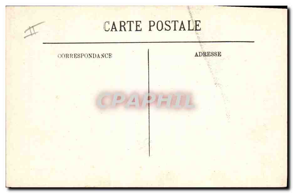 Artillerie de Montagne — Mise en Batterie — Guerre de 1914 — LL. Paris — Verso