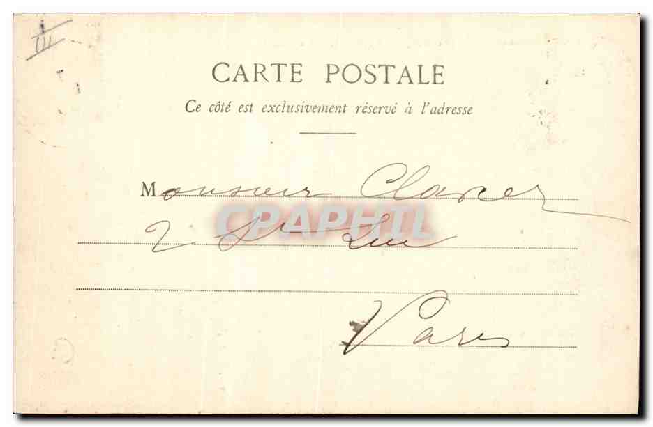 Baraquements des Chasseurs Alpins au Fréjus (2.600 m d'altitude) — n° 530 — éditeur C. R. C. — Achterkant