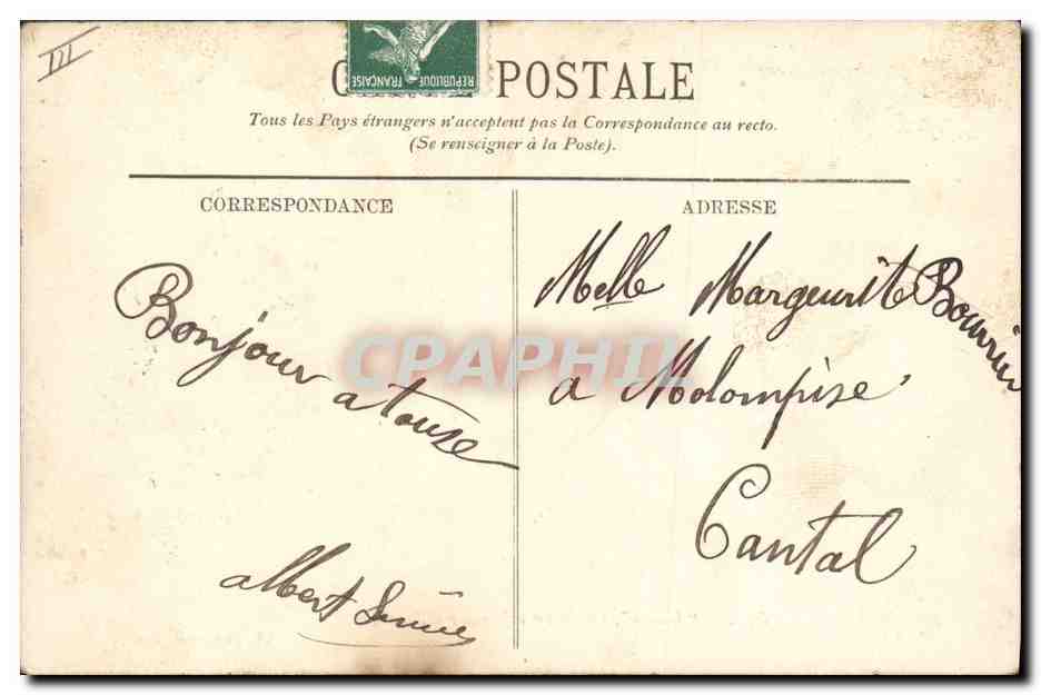 Croiseur "Linois" — Croiseur éclaireur d'Escadre — A. Bougault n°573 — Verso