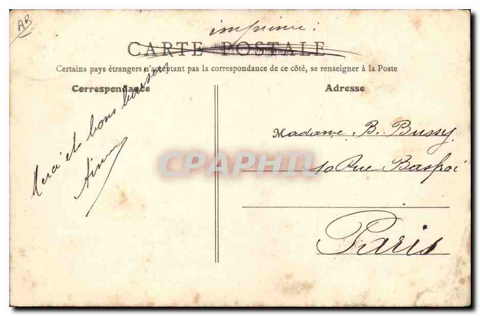 Le Linois — Croiseur de la Marine française — Édition Galeries Modernes, Toulon — Reverso