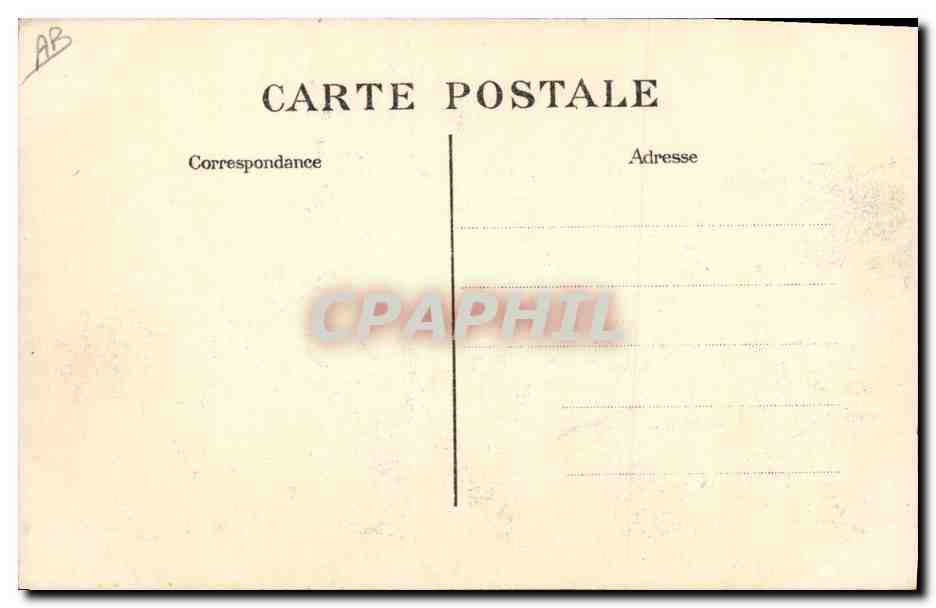 CPA Bateau Explosion du cuirasse Liberte Le cuirasse Justice organise les secours — Verso
