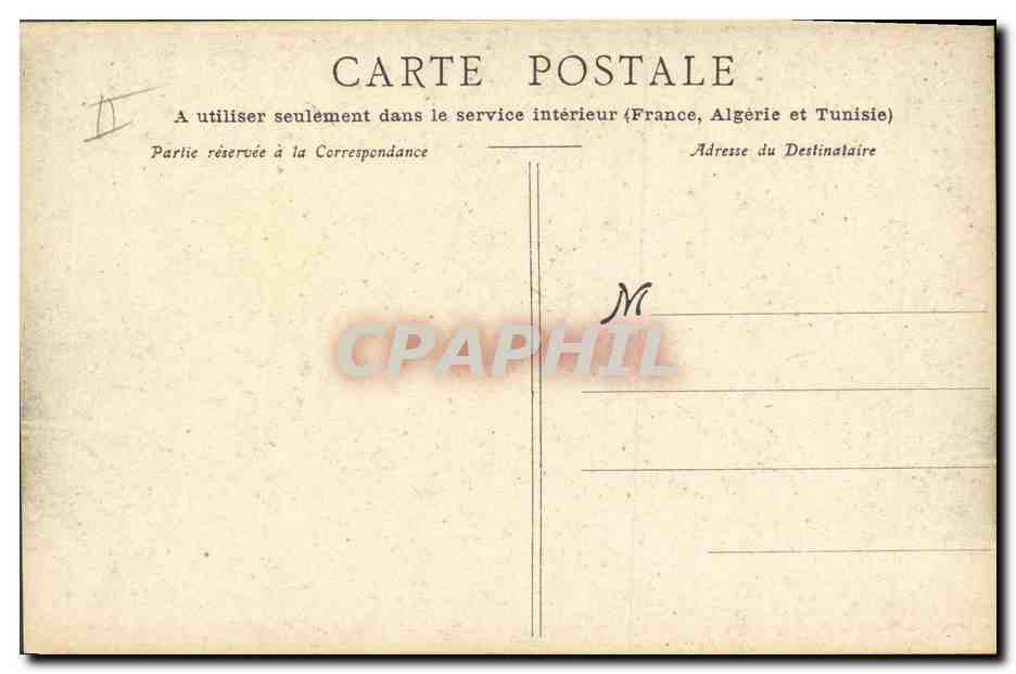 CPA Bateau Linois Croiseur a barbette — Verso