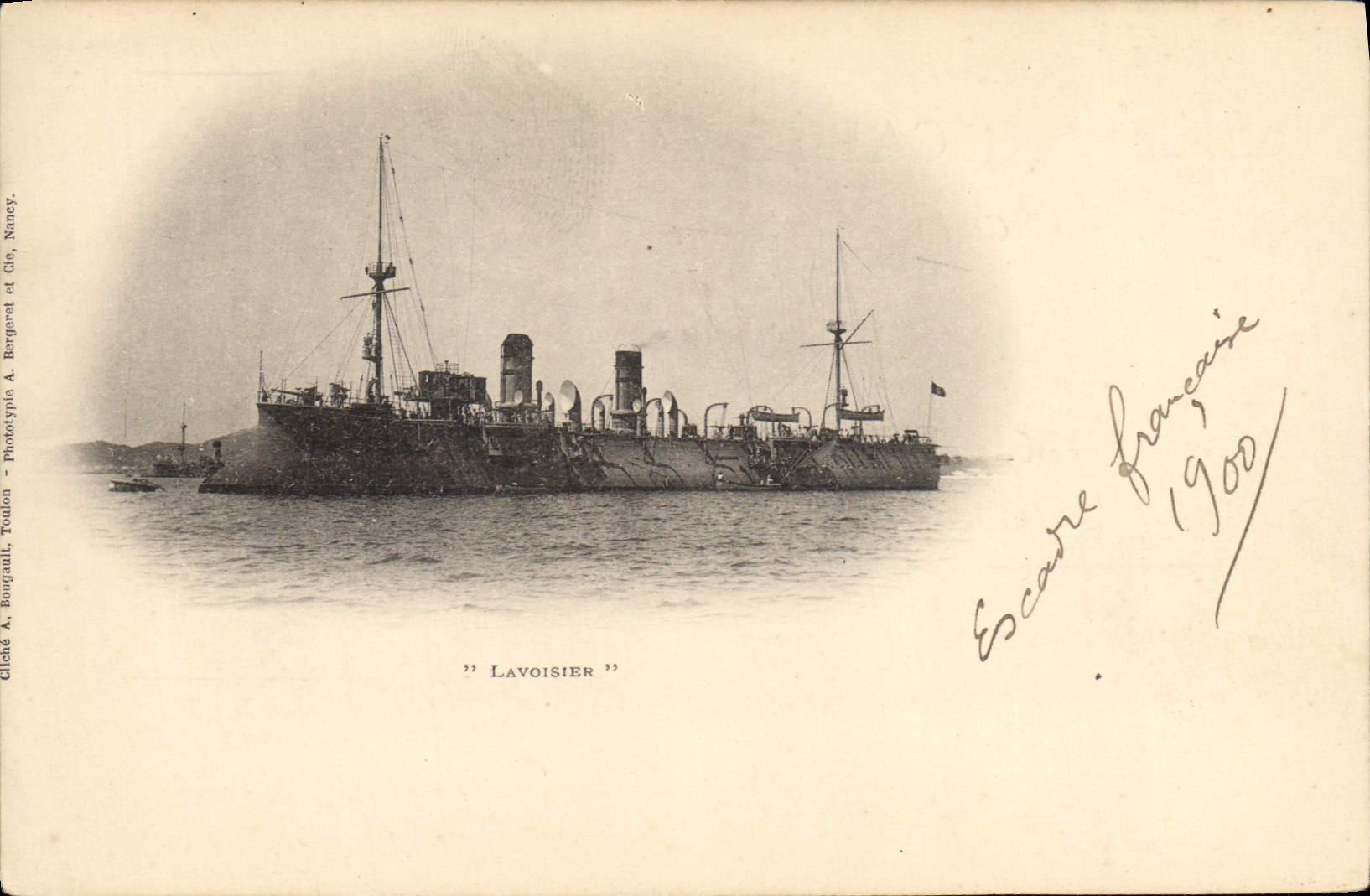 Croiseur "Lavoisier" — Toulon — Phototypie A. Bargaret, Nancy