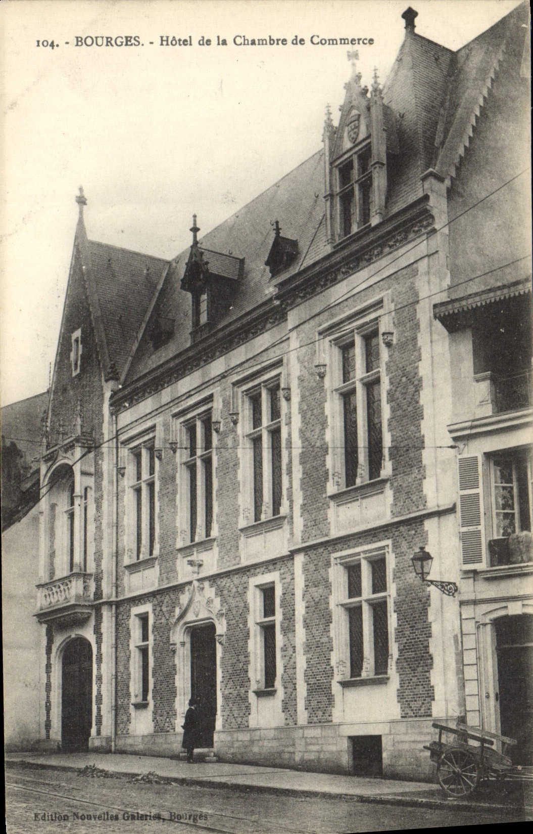 CPA Bourges Hotel de la Chambre de Commerce 