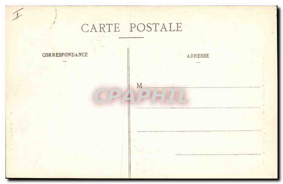 CPA Bourges Hotel de la Chambre de Commerce  — Verso
