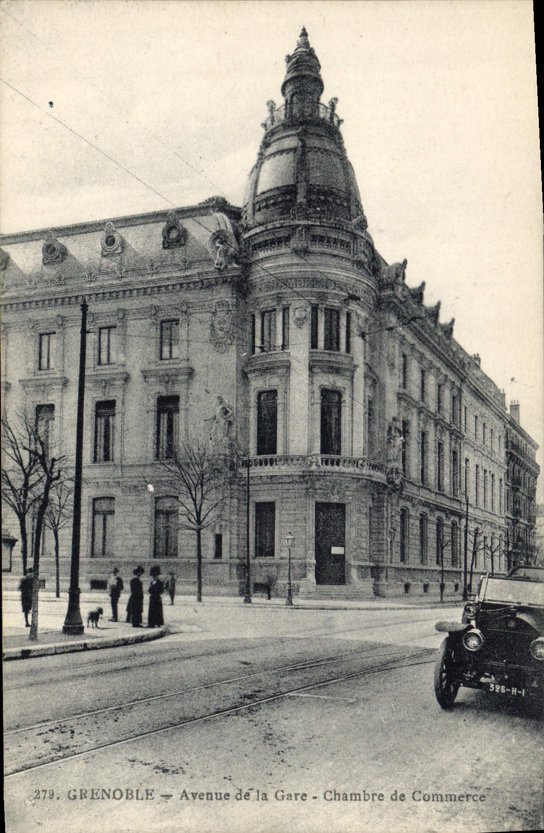 CPA Chambre de Commerce Grenoble Avenue de la Gare 