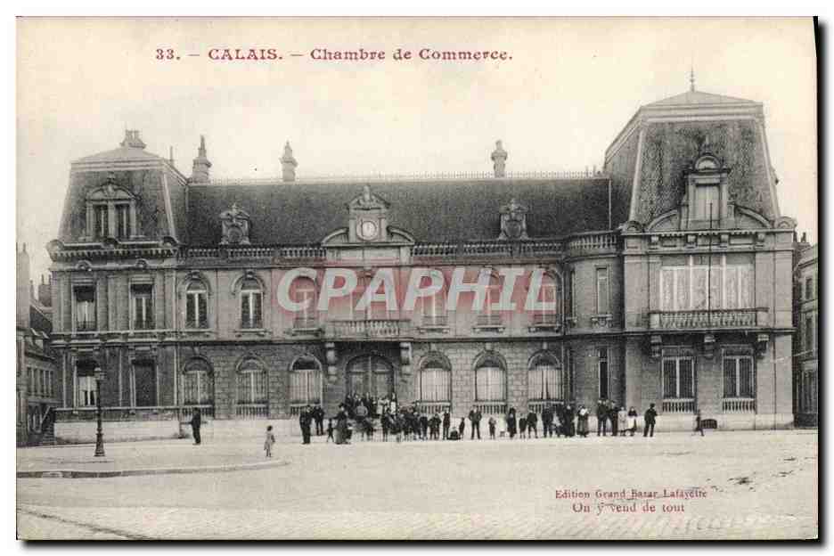 CPA Chambre de Commerce Calais 