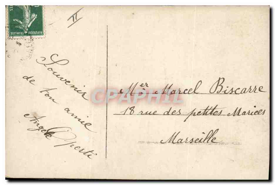 CPA Loterie Femme Bonne annee — Rückseite