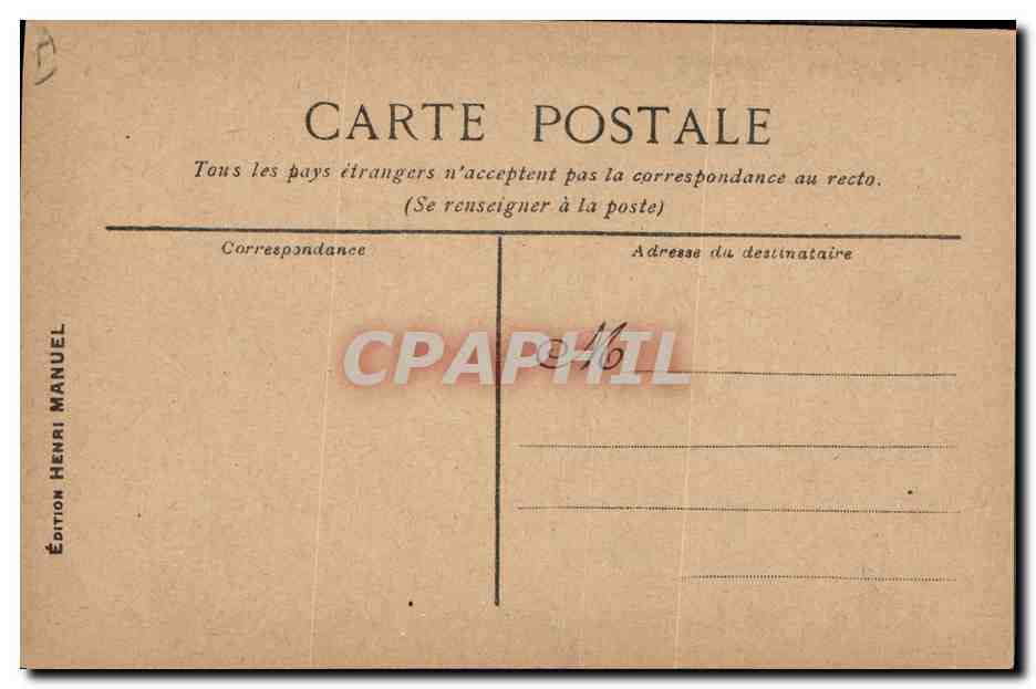 CPA Loterie Concours des legendes de Paris Journal — Verso
