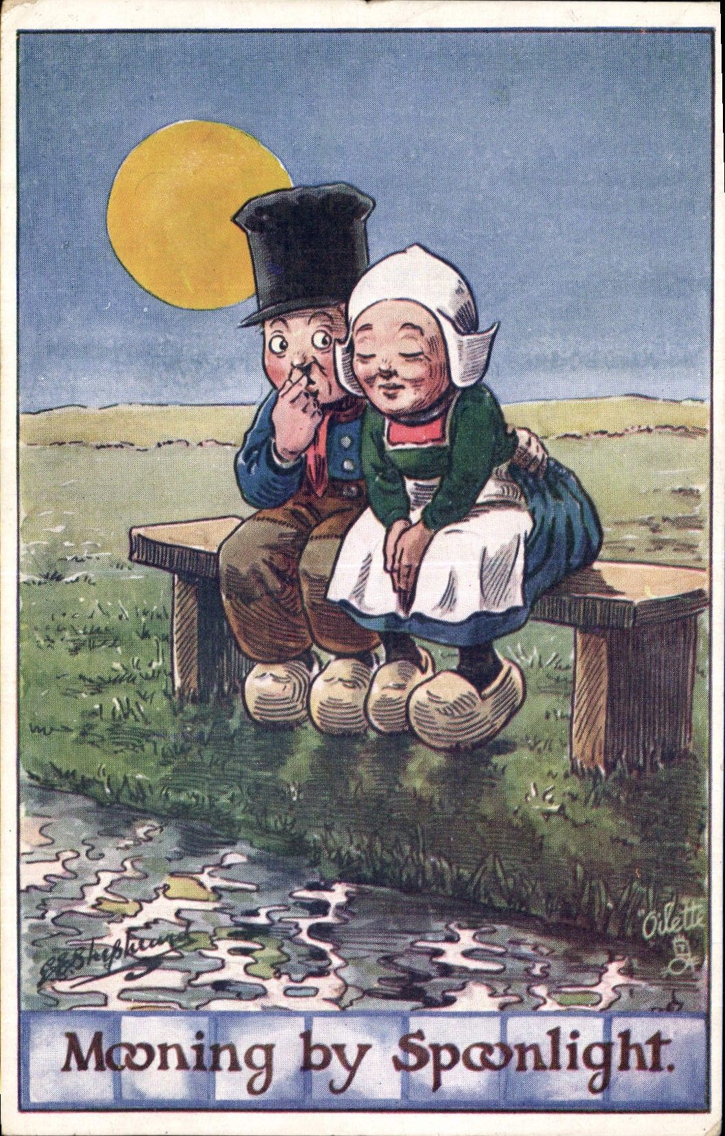 Mooning by Spoonlight — Illustration von Shepherd — Verlag Ollette, Serie II