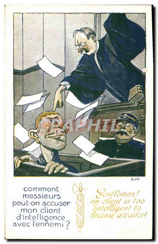 Thema: gerichtliche Karikatur — Verlag Sid's Humour Series, n° 601