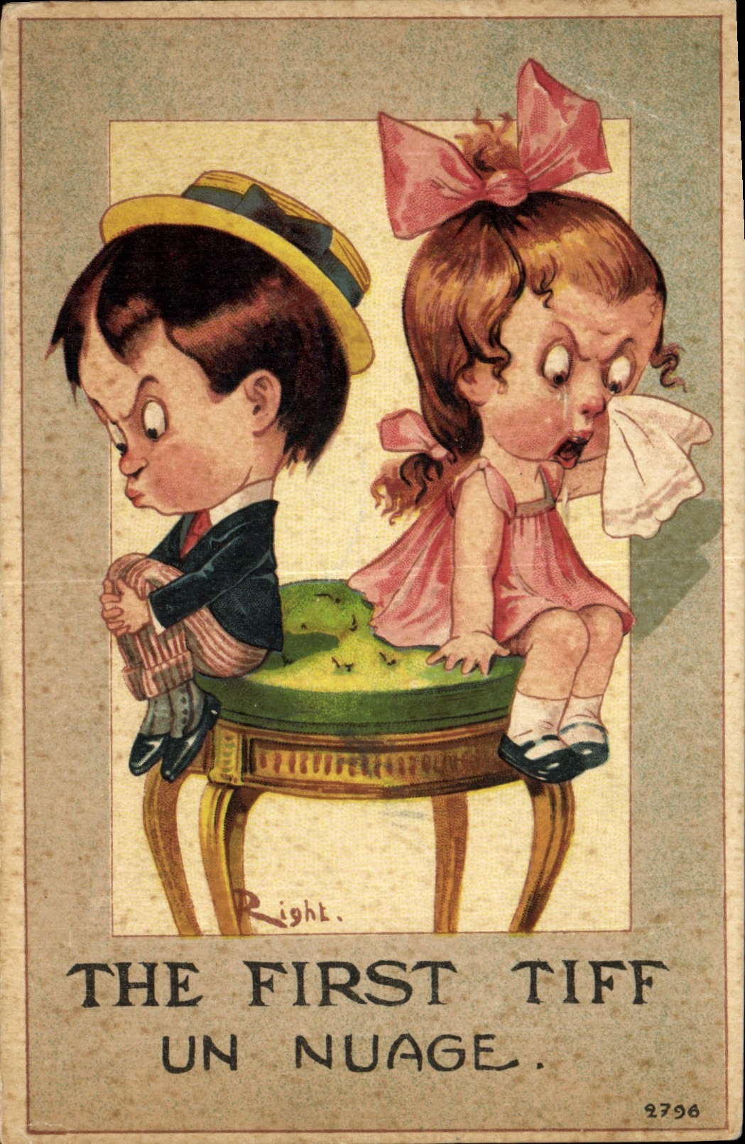 Enfants en désaccord — The First Tiff / Un Nuage — Right, n° 2796