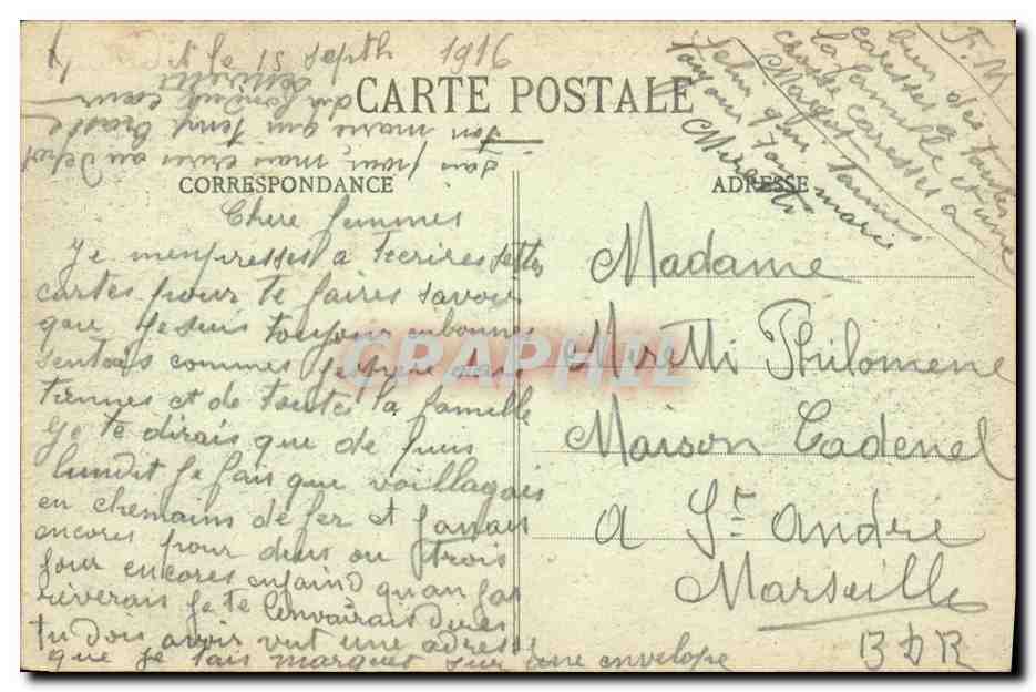 CPA Gray en 1683  — Verso