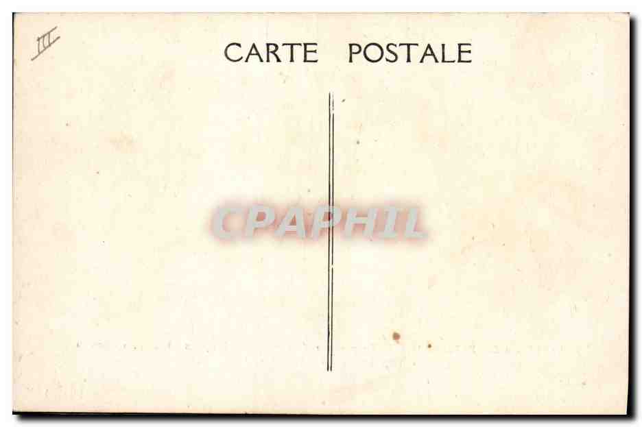 CPA Le chateau du Chatelet en Berry partie meridionale  — Verso