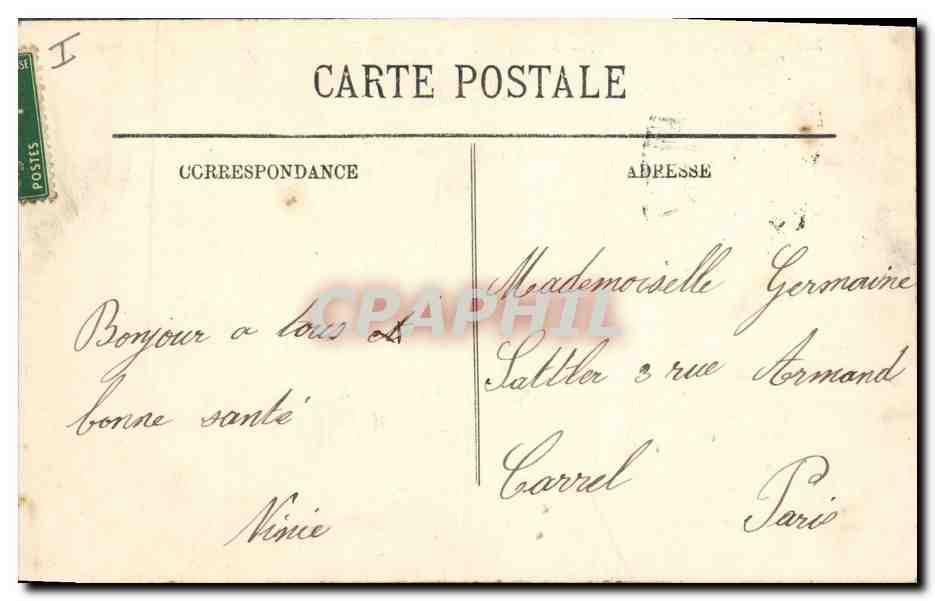 CPA Chateau Thierry  — Verso
