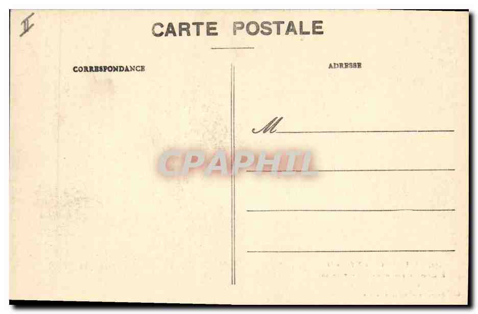 CPA St Etienne Restitution par M de la Tour Varan ancien bibliothecaire  — Verso